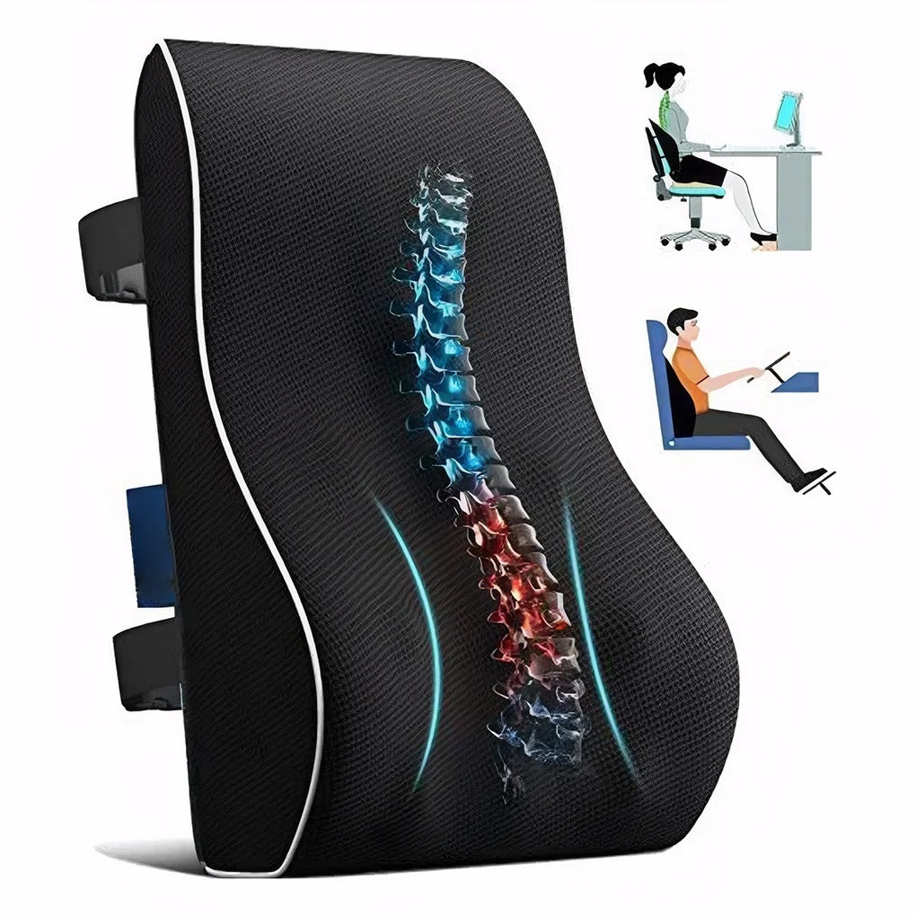 Ergonomisk Ryggkudde med Justerbart Fäste