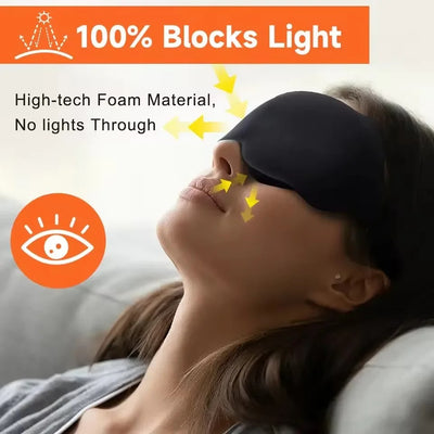 Sömnlätt – 3D Mask för Ljusfri Sömn