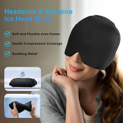 ChillRelief Mask – 2-i-1 Kylmössa & Ögonmask mot Migrän