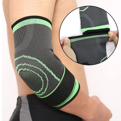 Sportigt Armbågsstöd med Kompression – Elastiskt Skydd för Träning & Aktivitet