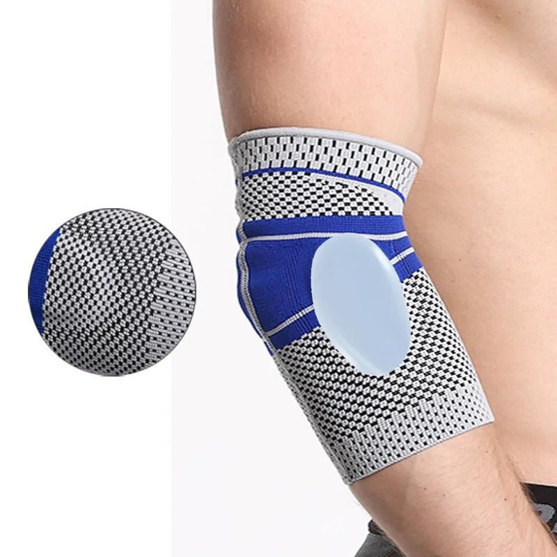 Silikonförstärkta Armbågsskydd – Stöd för Sport, Träning & Belastning