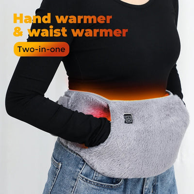 Värmebälte med Handvärmare & Kompressfunktion