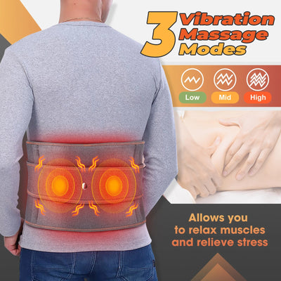 Elektriskt Värme- & Massagebälte för Midja