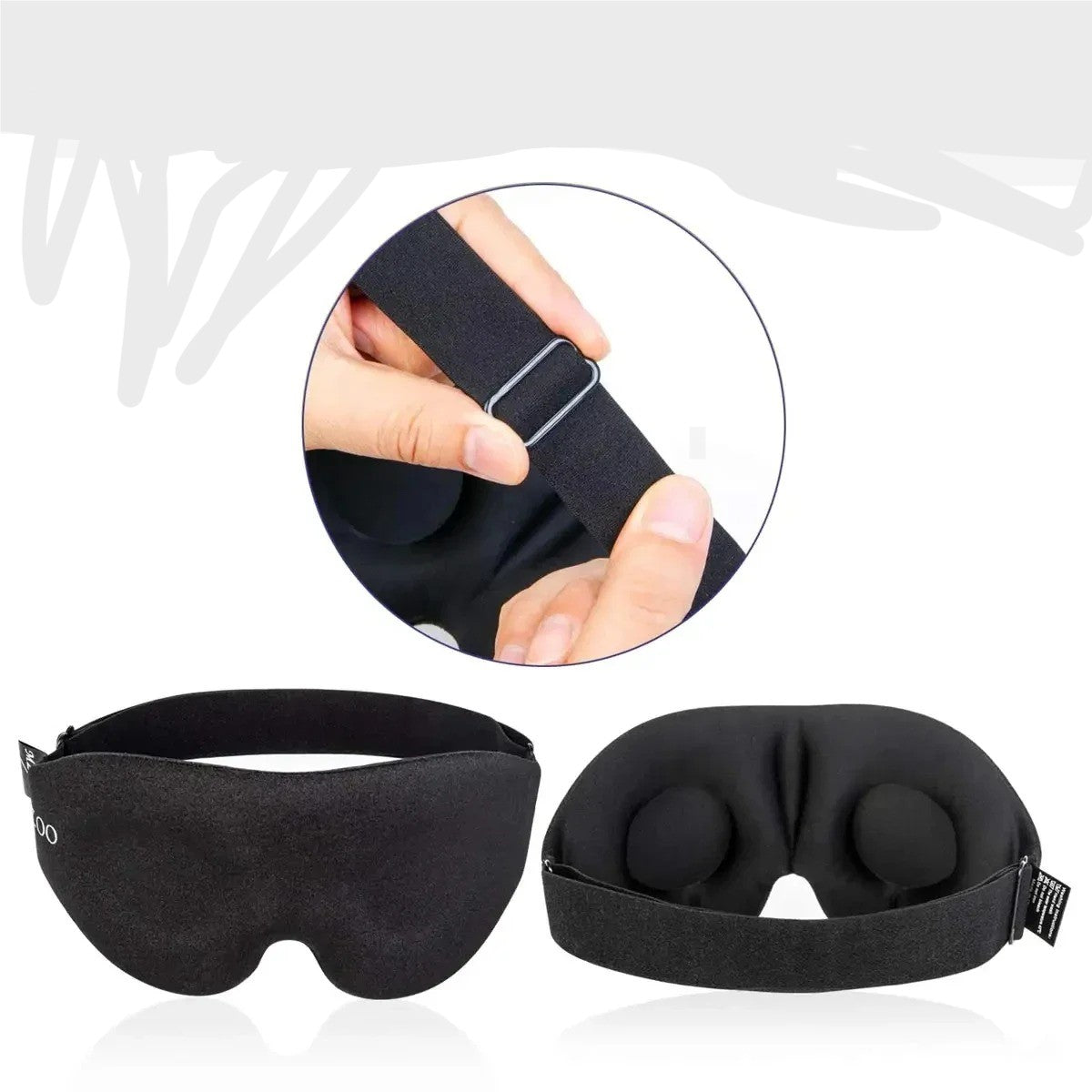 Sömnlätt – 3D Mask för Ljusfri Sömn