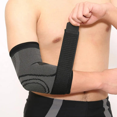 Sportigt Armbågsstöd med Kompression – Elastiskt Skydd för Träning & Aktivitet