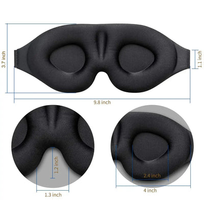 Sömnlätt – 3D Mask för Ljusfri Sömn
