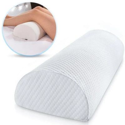 Halvmåneformad Sovkudde i Memory Foam – Ortopediskt Stöd för Rygg, Midja och Ben