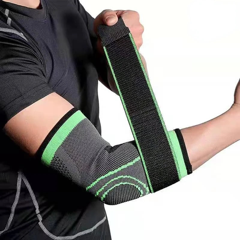 Sportigt Armbågsstöd med Kompression – Elastiskt Skydd för Träning & Aktivitet