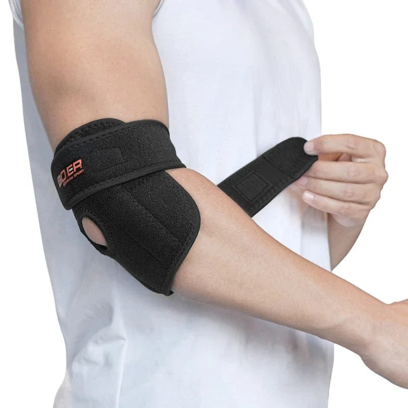 Armbågsstöd med Kompression – För Tennisarmbåge, Träning, Artros & Smärtlindring