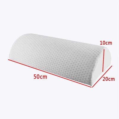 Halvmåneformad Sovkudde i Memory Foam – Ortopediskt Stöd för Rygg, Midja och Ben